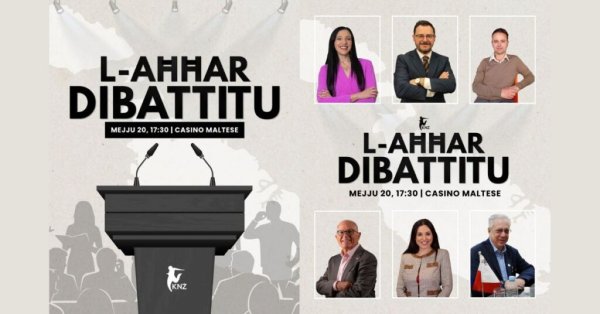 KNŻ Bu Akşam Valletta'da Genel Seçim Tartışması Düzenliyor