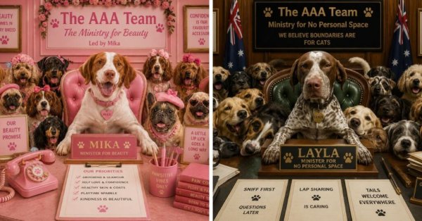 ‘Sınırlar Kediler İçindir’ — AAA, Seçim Temalı Sevimli Köpek Görselleri Paylaştı