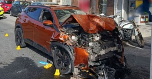Sliema'da Trafik Kazasında Kurye Sürücünün Bacağı Kesildi