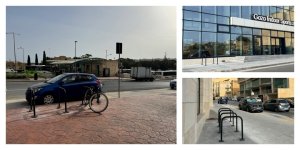Gozo'da 150 Bisiklet Park Yerinin İlki Yerleştirilmeye Başlandı