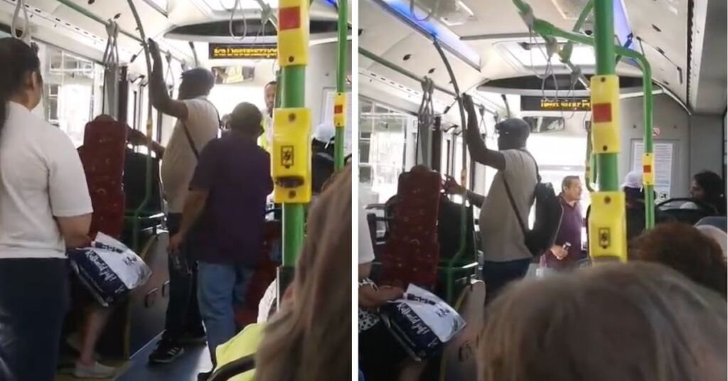 Otobüste Bira İçen Yolcu Şoföre Tükürdü ve Saldırdı