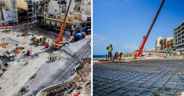 Buġibba Meydanı Yeniden Açılışa Hazırlanıyor: Proje Son Aşamada