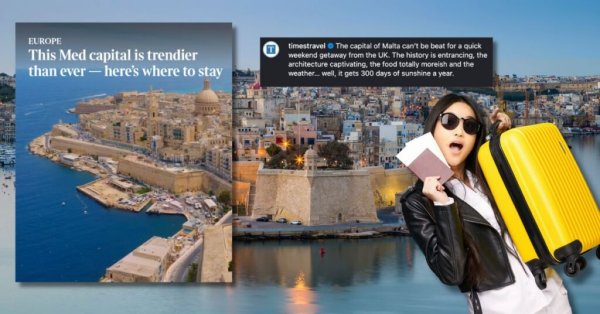 Valletta, Avrupa'nın En İyi Hafta Sonu Kaçamak Şehirleri Arasında Gösterildi