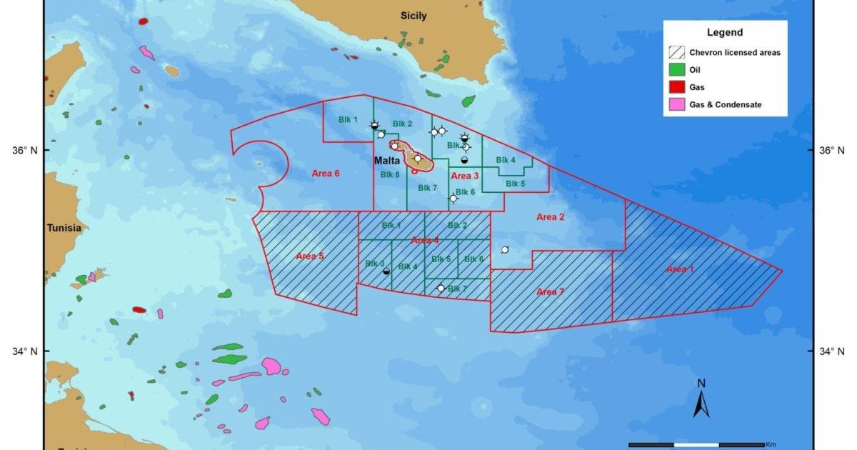 Malta, küresel enerji devi Chevron'a arama çalışması lisansı verdi
