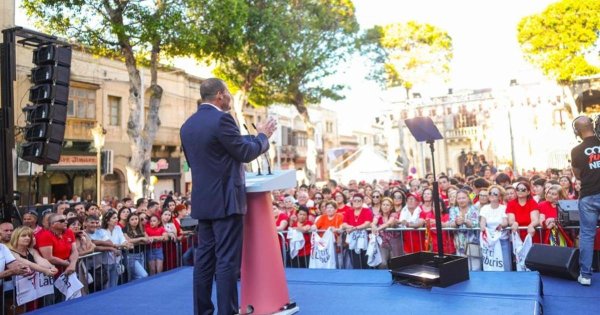 Abela Gozo'da seçmenlere seslendi: 'Arkadaşlarınızı oy pusulalarını almaya ikna edin'