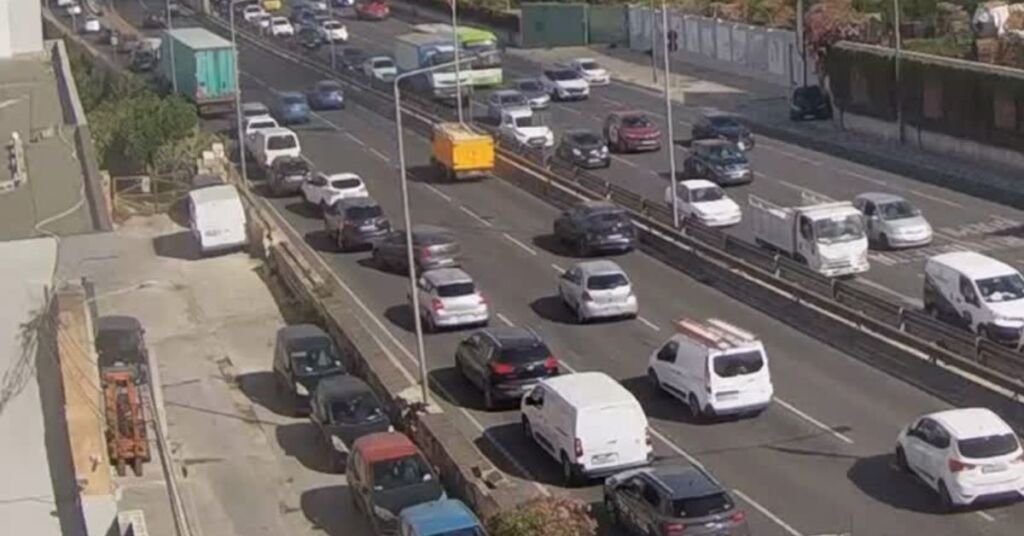 Marsa-Ħamrun Bypass'ında Kaza: Trafik Felç Oldu