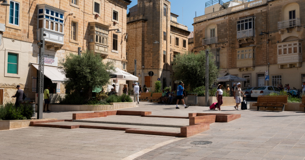 Vittoriosa Meydanı'nın Yenilenmesi Uluslararası Mimari Ödülünde Takdir Aldı