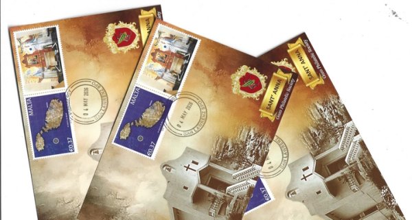 Gozo Filateli Derneği'nden ilk Gozo Şapelleri özel zarfı