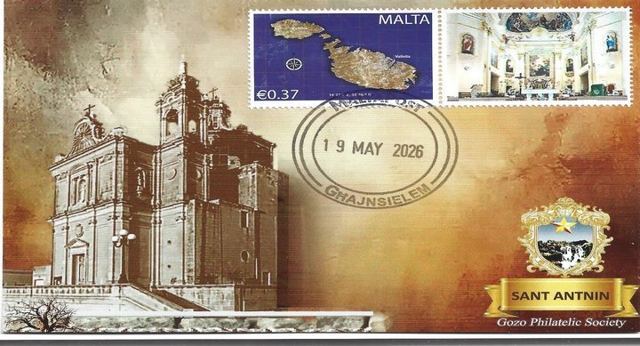 Gozo Filateli Derneği'nden ikinci Gozo Şapelleri özel zarfı yayınlandı
