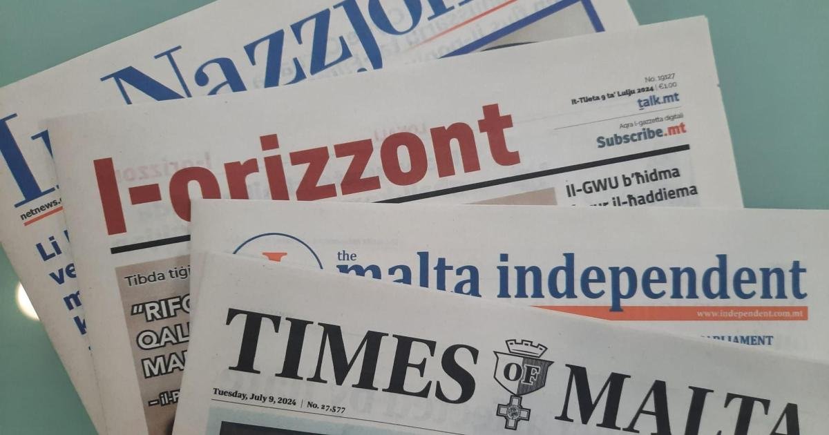 Malta gazetelerinin manşetleri - 1 Haziran 2026
