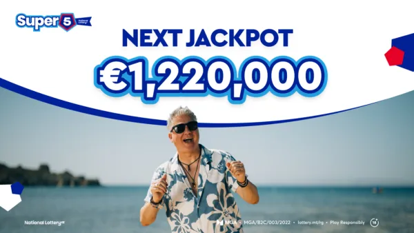 Super5 İkramiyesi Bu Akşam 1,22 Milyon Euro'ya Yükseldi