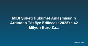 MIDI Şirketi Hükümet Anlaşmasının Ardından Tasfiye Edilecek: 2025'te 42 Milyon Euro Zarar Açıkladı