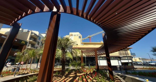Buġibba Meydanı'nın peyzajı planlardan saptı: Yapraklı ağaçlar yerine palmiyeler dikildi