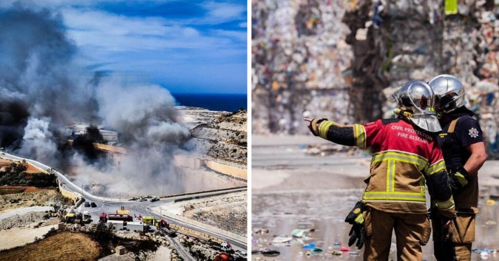 Magħtab WasteServ Tesisindeki Yangın Kontrol Altına Alındı