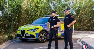 Malta polisinin hızlı müdahale biriminde yeni siyah üniforma dönemi