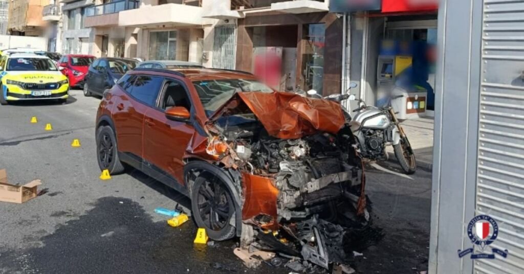 Sliema'da Otomobil Çarpan 57 Yaşındaki Adamın Hayati Tehlikesi Bulunuyor