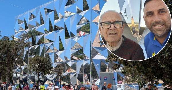 Vision 2050 sergisinde yaşlı adama sandalye verilmedi, ekip özür diledi
