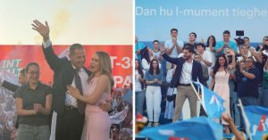 PL ve PN'den Dev Mitingler: Malta Sokakları Siyasi Destekçilerle Doldu