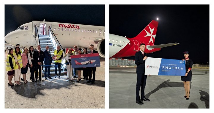 KM Malta Airlines, Palermo seferlerini törenle başlattı
