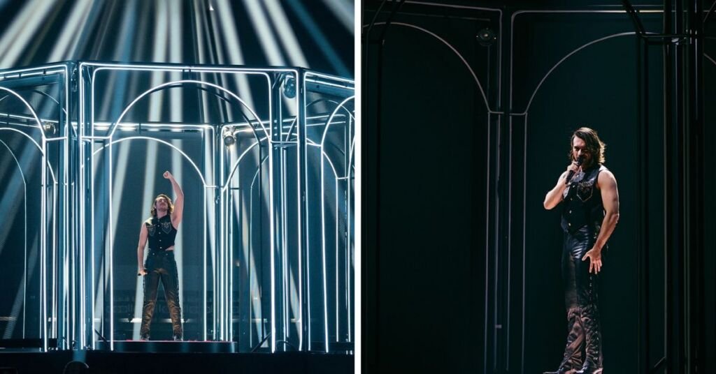 AIDAN'ın Eurovision Sahnesinden İlk Görüntüler Yarı Finalden Önce Paylaşıldı