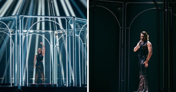 AIDAN'ın Eurovision Sahnesinden İlk Görüntüler Yarı Finalden Önce Paylaşıldı