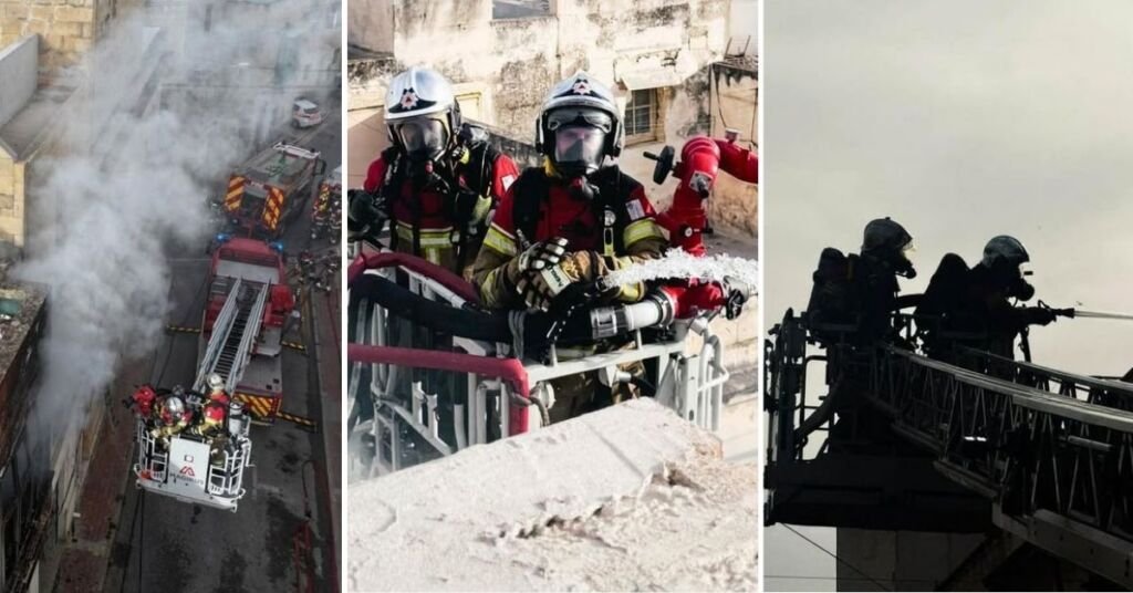 Birkirkara'da Yangın: Bir Kişi Hastaneye Kaldırıldı