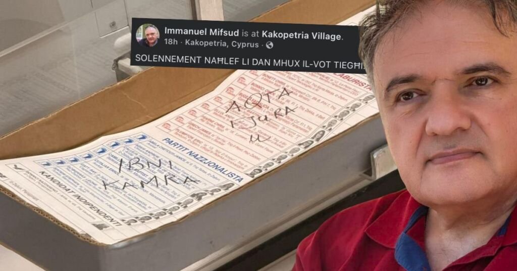 Immanuel Mifsud, Şiirinden Alıntı Yapılan Geçersiz Oya Tepki Gösterdi: 'Satın Alabilir Miyim?'