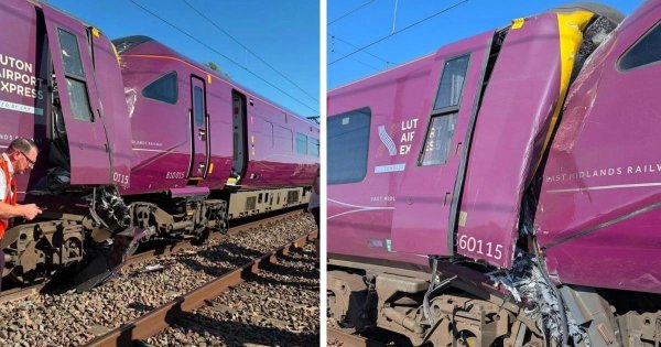 Londra'nın kuzeyinde iki tren çarpıştı: Yaralılar var