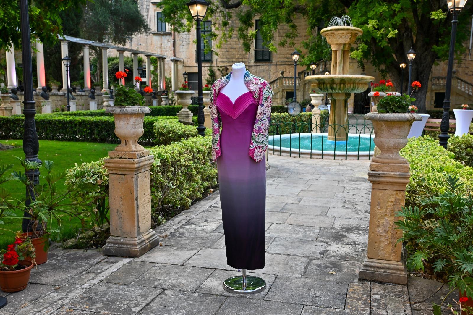 Mary Spiteri wore this dress when she represented Malta at the 1992 Eurovision song contest in Sweden, placing third. Photo: MCCF