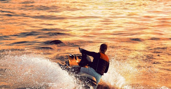Jet Ski Kazasında Yaralanan Adam