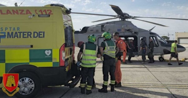 AFM Helikopteri Denizde Ağır Yaralanan Balıkçıyı Kurtarmak İçin Harekete Geçti