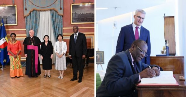 Malta, Japonya, Gana, Namibya ve Vatikan'dan Yeni Büyükelçileri Kabul Etti