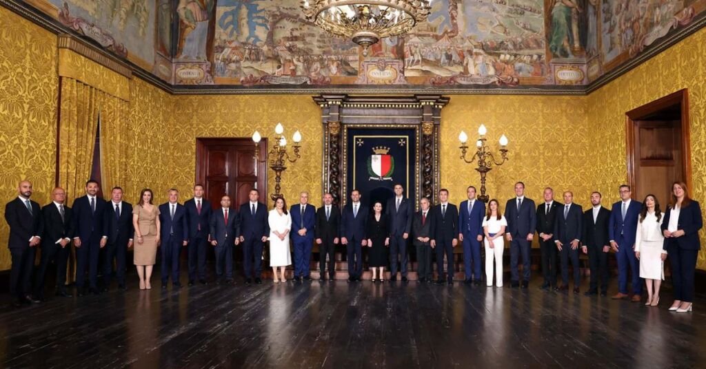 Malta'nın Yeni Kabinesi Resmi Olarak Göreve Başladı