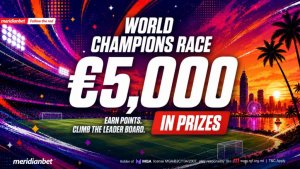 Meridianbet, €5.000 WC2026 Şampiyonlar Yarışı'nı ve Nakit İade Promosyonunu Başlattı