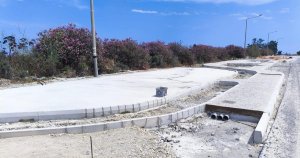 Naxxar Toplum Alanı İnşaatı, Yüklenicinin Yasal Sorunları Nedeniyle Durduruldu