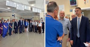 Sağlık Bakanı Ian Borg, Mater Dei Ziyaretinde Hastalar ve Personelle Buluştu