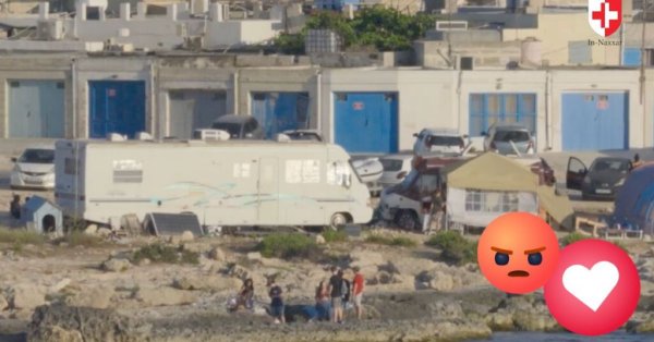 Baħar iċ-Ċagħaq'taki Karavanlar İçin Anket: 2.700 Kişi Kaldırılsın Dedi