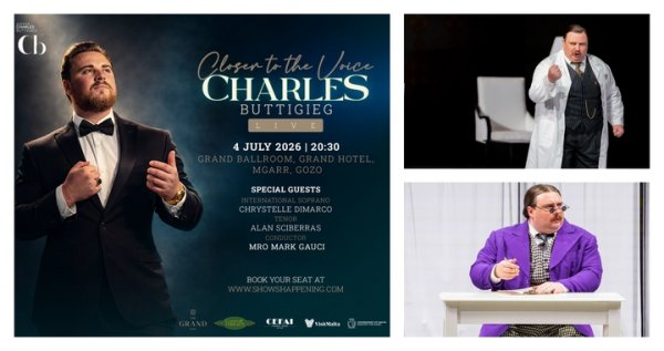 Charles Buttigieg Gozo'ya Dönüyor: 'Closer to the Voice' Konseri