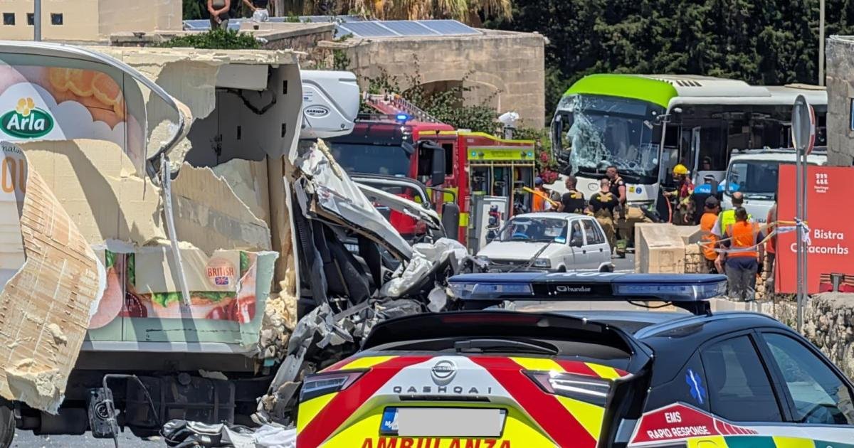 Malta Public Transport: Mosta'daki kazada ağır yaralanan otobüs şoförünün kusuru yok