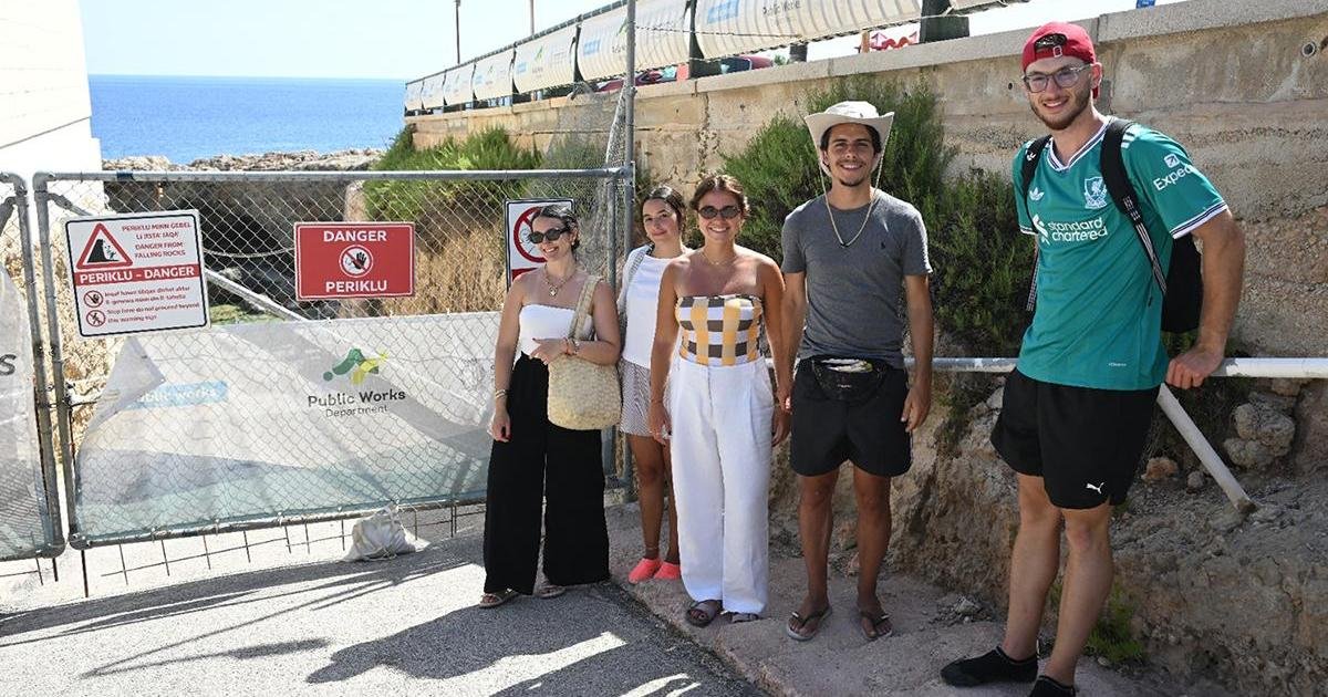 Fırtınanın Vurduğu Għar Lapsi Yaz Boyunca Kapalı Kalıyor
