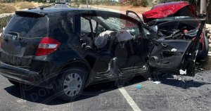 Attard'da iki araç çarpıştı, 11 yaşındaki çocuk dahil üç kişi hastaneye kaldırıldı