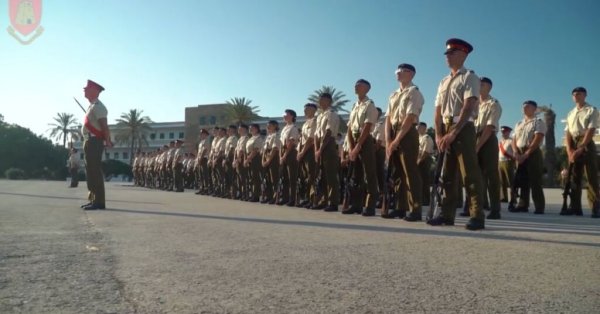 Malta Silahlı Kuvvetleri'ne 65 Yeni Topçu Katıldı