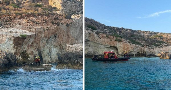Comino açıklarında kaya düşmesi: Jet ski'de yaralı var