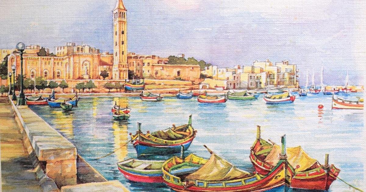 Savaş Sonrası Malta Kartpostallarında Suluboya Resimler