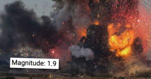 Salina Havai Fişek Fabrikası Patlaması Richter Ölçeğinde 1.9 Büyüklüğünde Kaydedildi