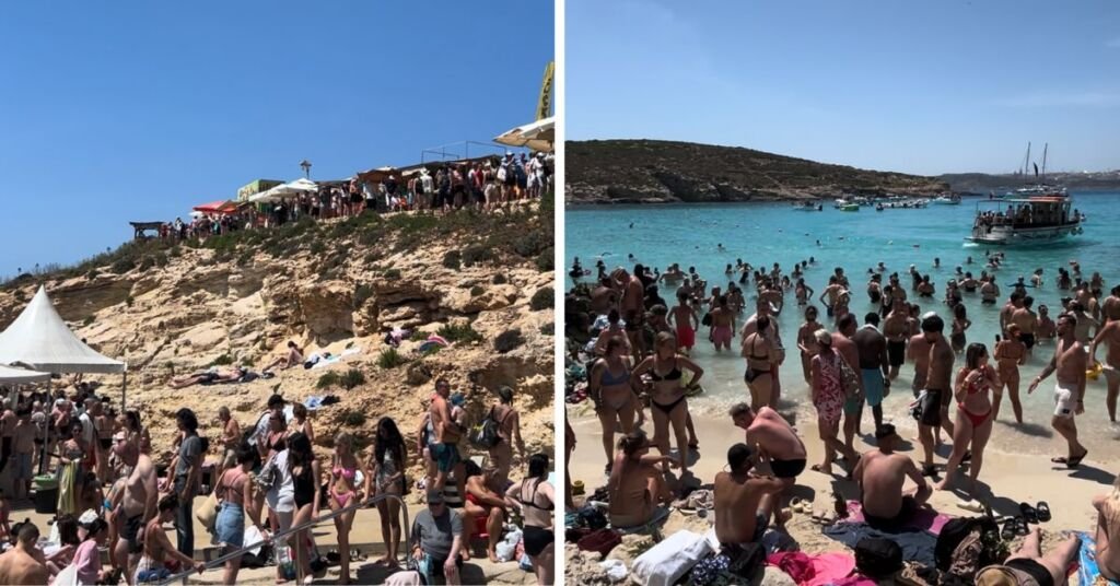 Comino'daki Aşırı Kalabalık TikTok'ta Yeniden Gündem Oldu: "Nefes Alacak Yer Yok"