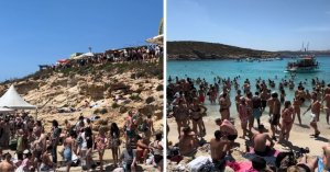 Comino'daki Aşırı Kalabalık TikTok'ta Yeniden Gündem Oldu: "Nefes Alacak Yer Yok"