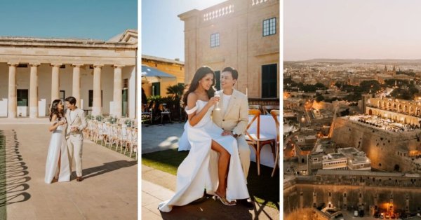 Malta'da Dügün: Vogue India'nın Öne Çıkardığı Muhteşem Düğün