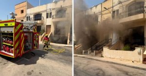 Birkirkara'da Garajda Alev Alan Araç Nedeniyle Sakinler Tahliye Edildi