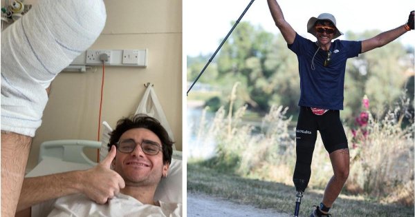 Bacağını Kaybeden Vincenzo, Ironman Yarışını Tamamladı; Şimdi Hedefi Everest